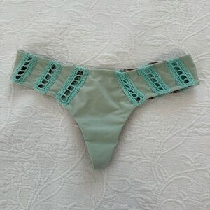 Acacia Swimwear Bikini Bottom with Crochet Side Detail